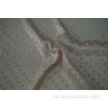 100% Polyester Satin Crinkle Polka Dot Jacquard Stoff